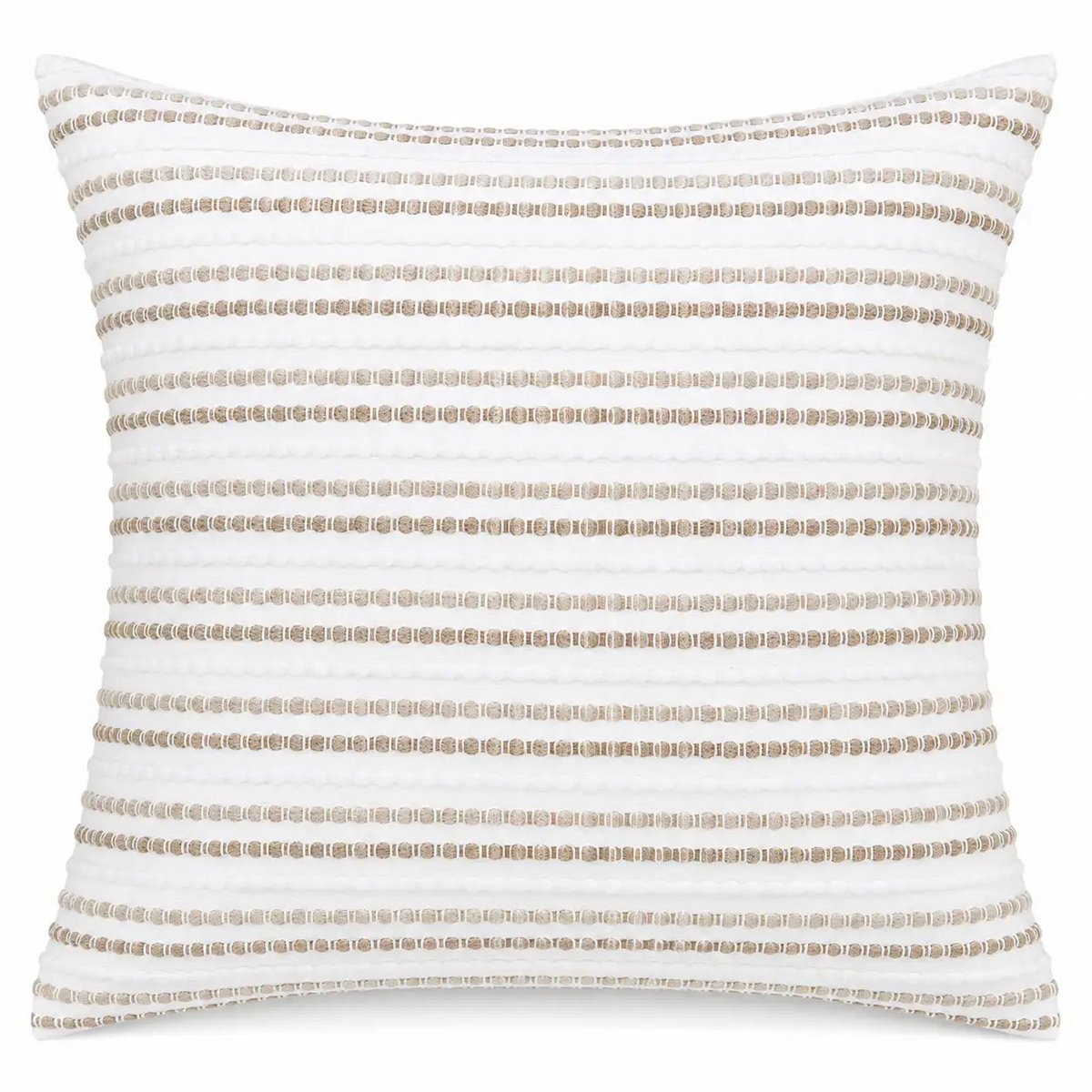 Beige randigt – Kuddfodral / Kussenhoes – 45×45 cm – Urbane Hide