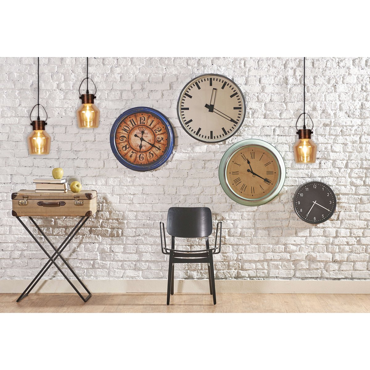 Glass pendant lamp "Alex"
