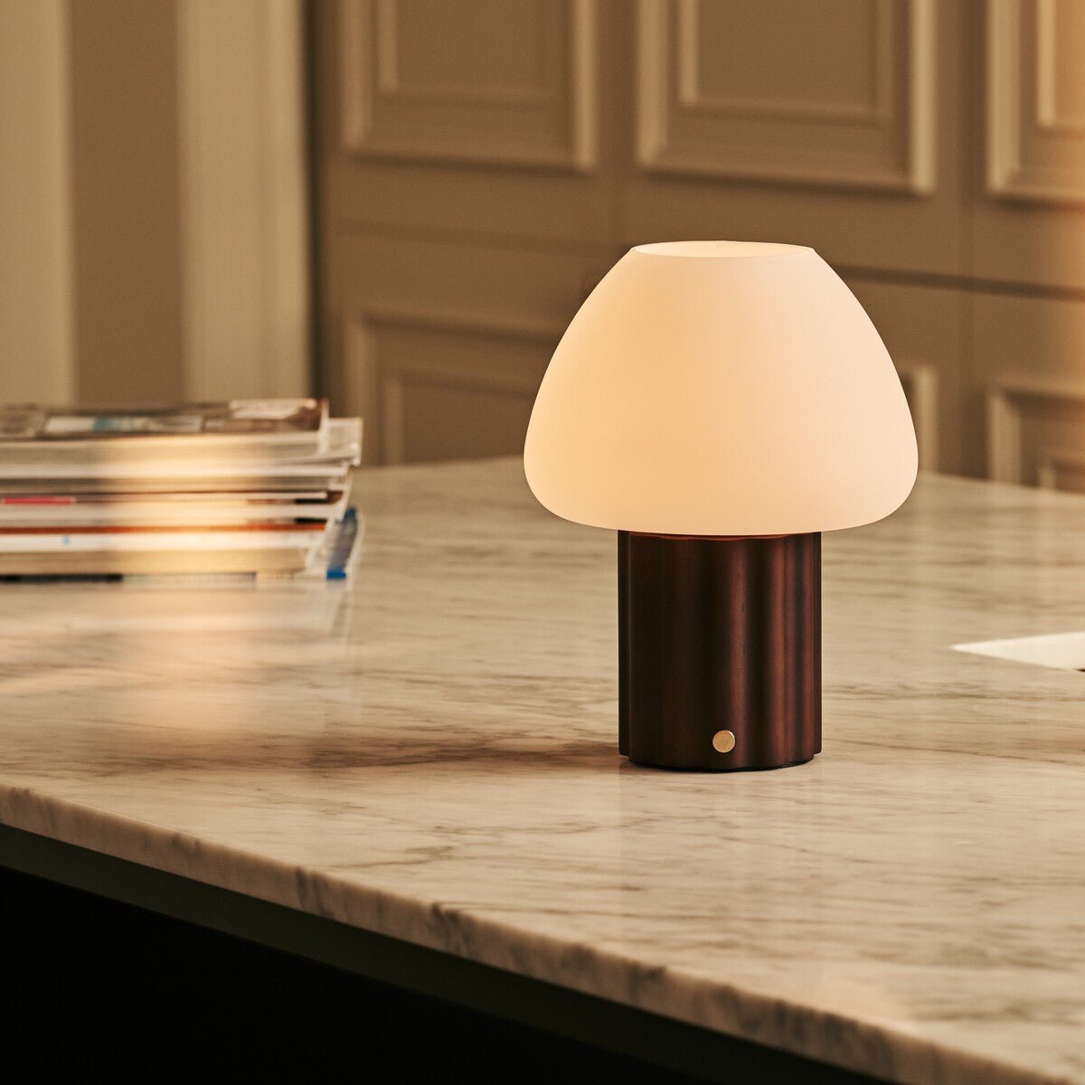 Sophie Dark Brown Rechargeable Table Lamp