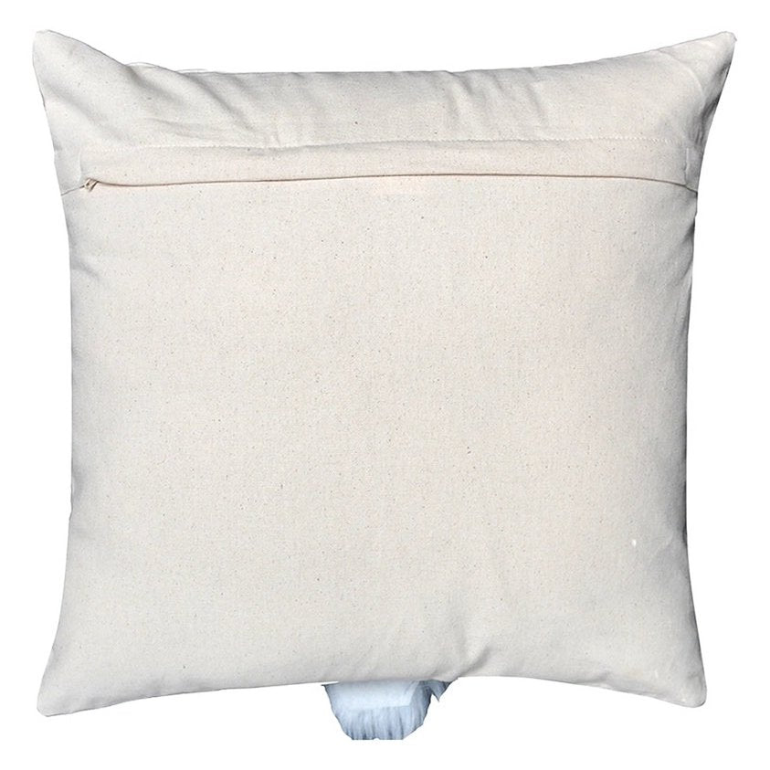 Beige & Multicolour Festive Gnome with Lights – Cushion Cover / Kussenhoes – Christmas 45×45 cm – Urbane Hide