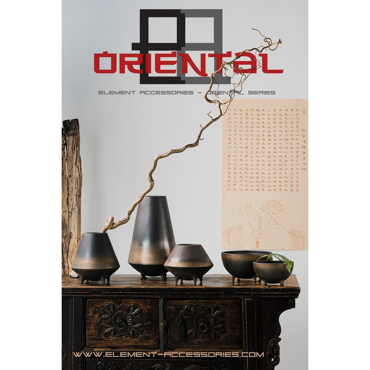 NewModern ceramic high-end design vase/bowl East+West OTA35