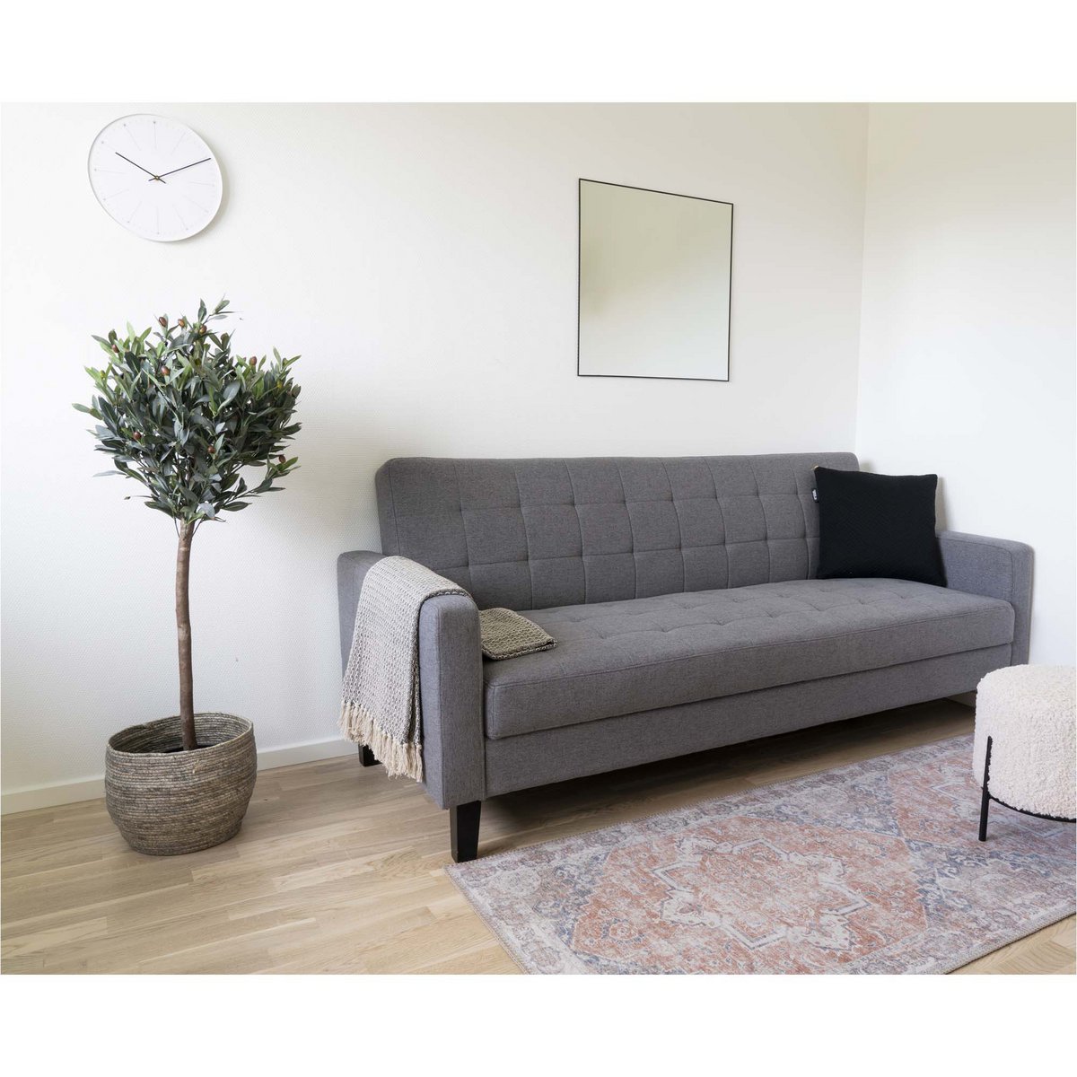 Havana Hallway Runner - Blue/Orange, Chenille Polyester, 80x200 cm