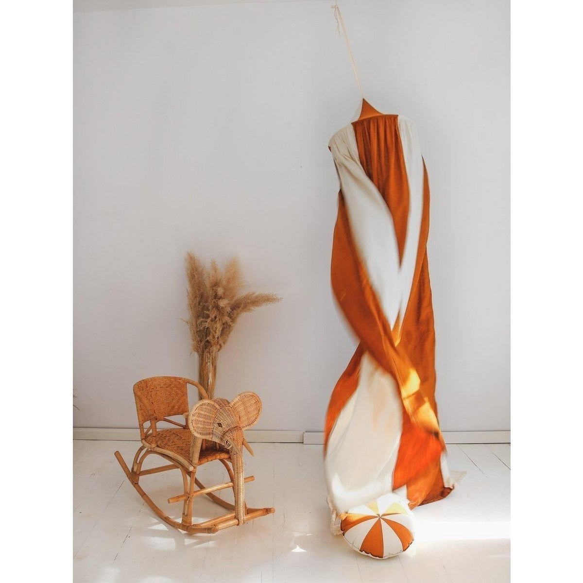 “Caramel Candy” Patchwork Pillow
