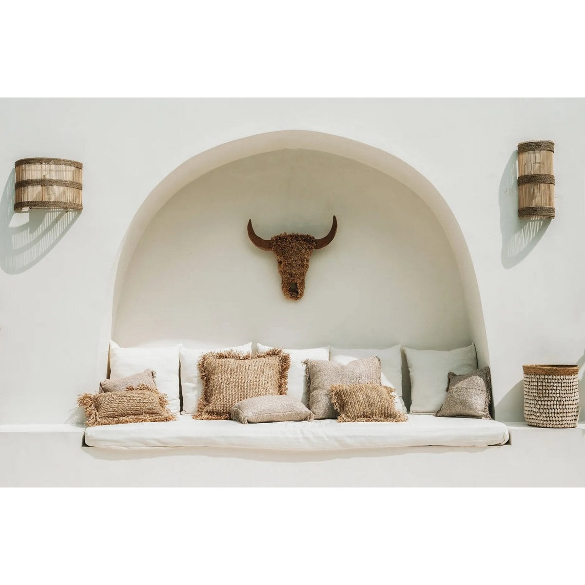 The Jalal Wall Applique - Natural - M