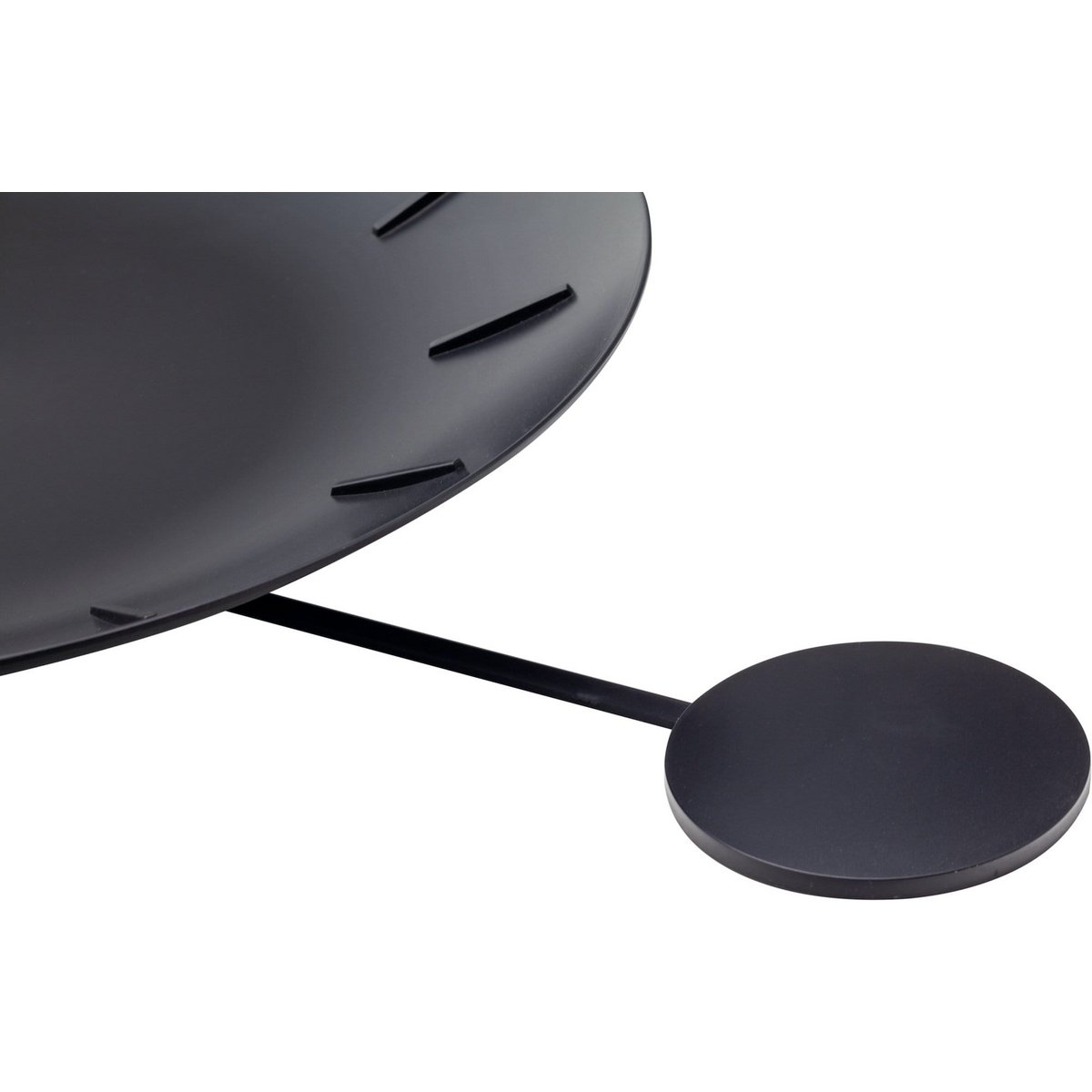 Wall clock - 30 cm - Plastic - 'Bowl'
