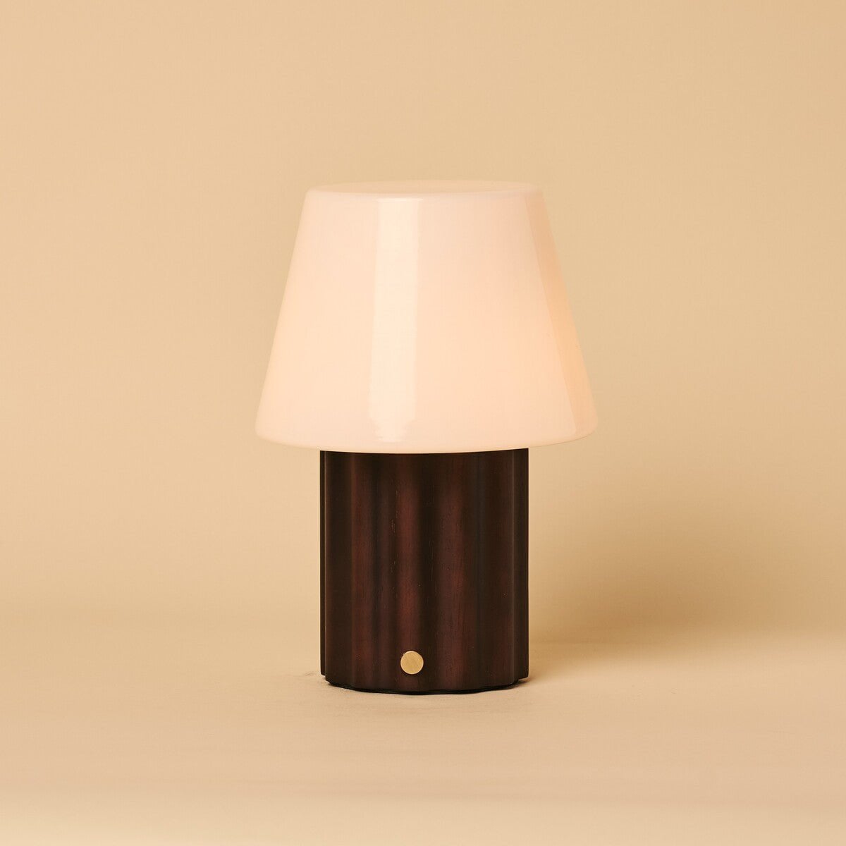 Javi Dark Brown Rechargeable Table Lamp