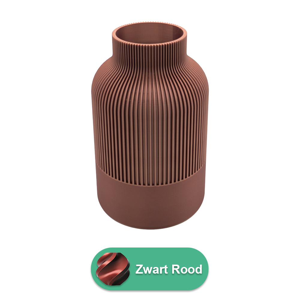 Rillo 3D vase - 3D printed vase - Sustainable PLA - Suitable for artificial flowers