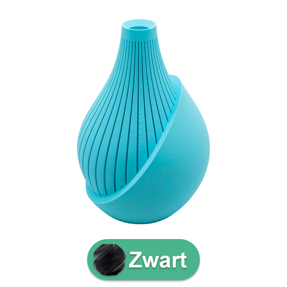 Elodie 3D-vas – 3D-printad vas – Hållbar PLA – Lämplig för konstgjorda blommor