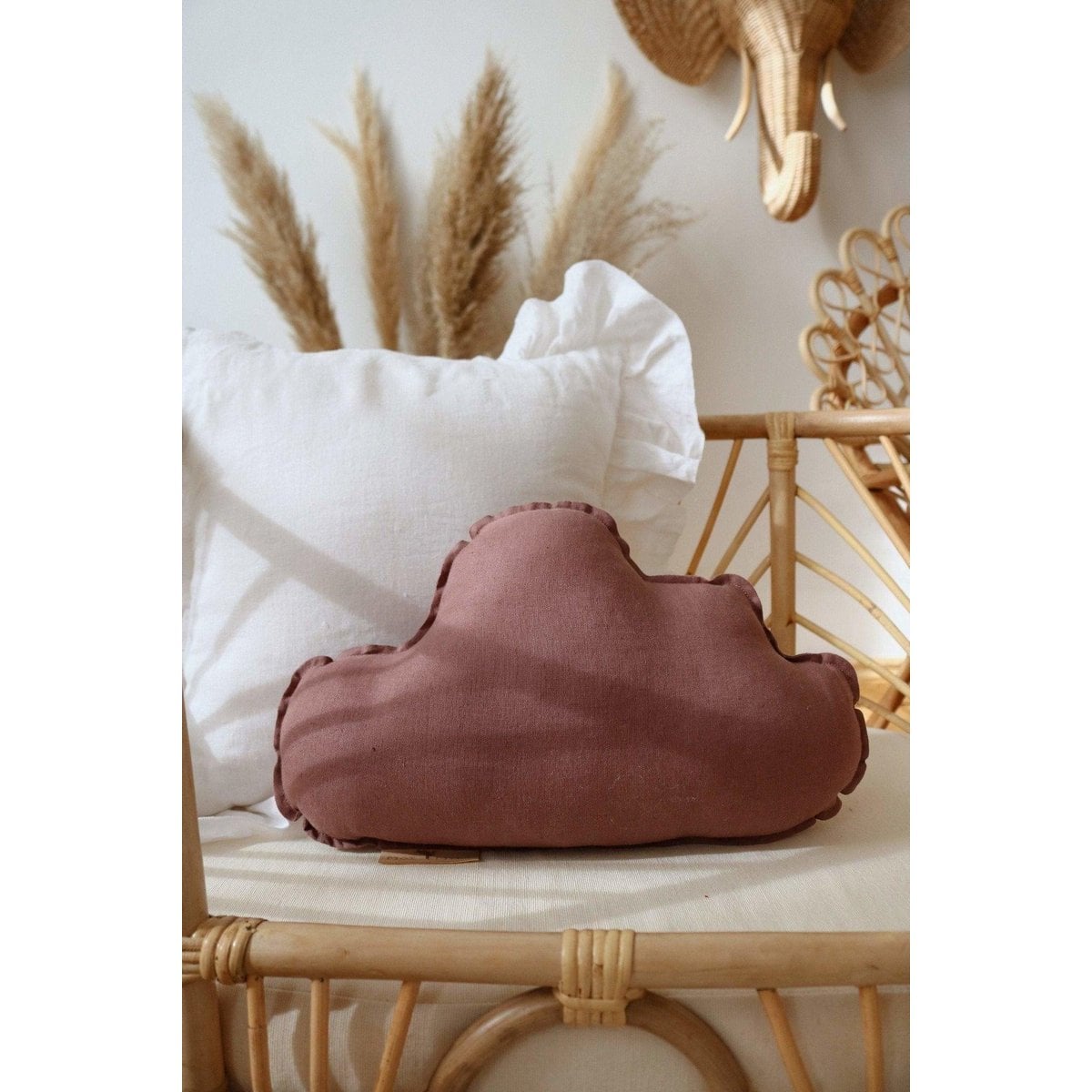 “Marsala” Linen Cloud Pillow