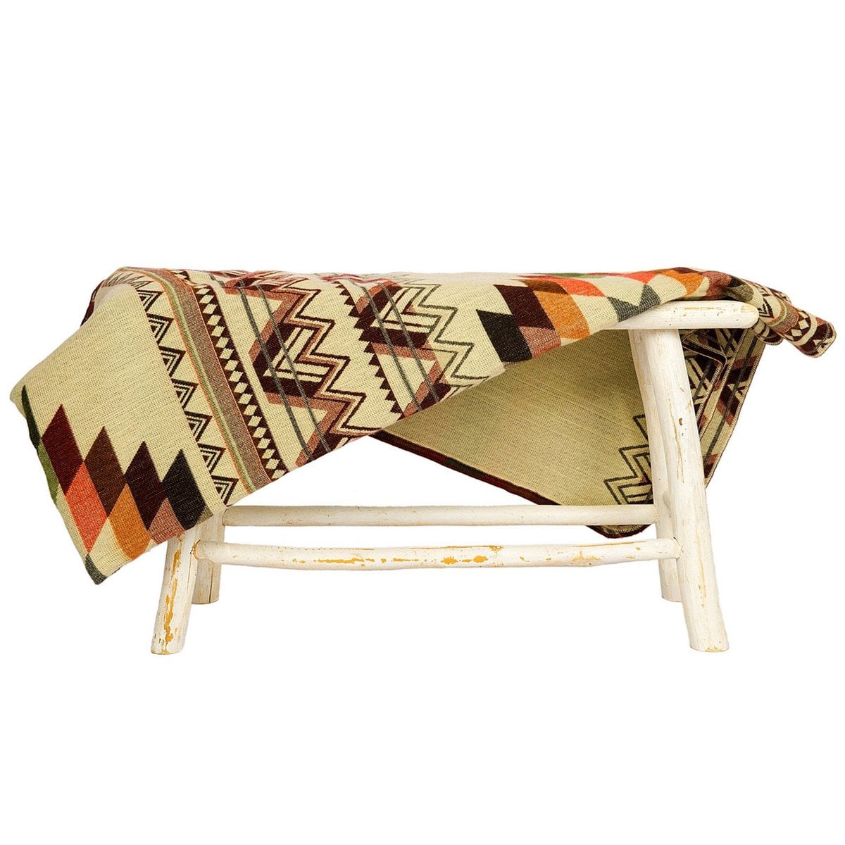 Ecuadorian alpaca blanket | native blanket | Antisana Green