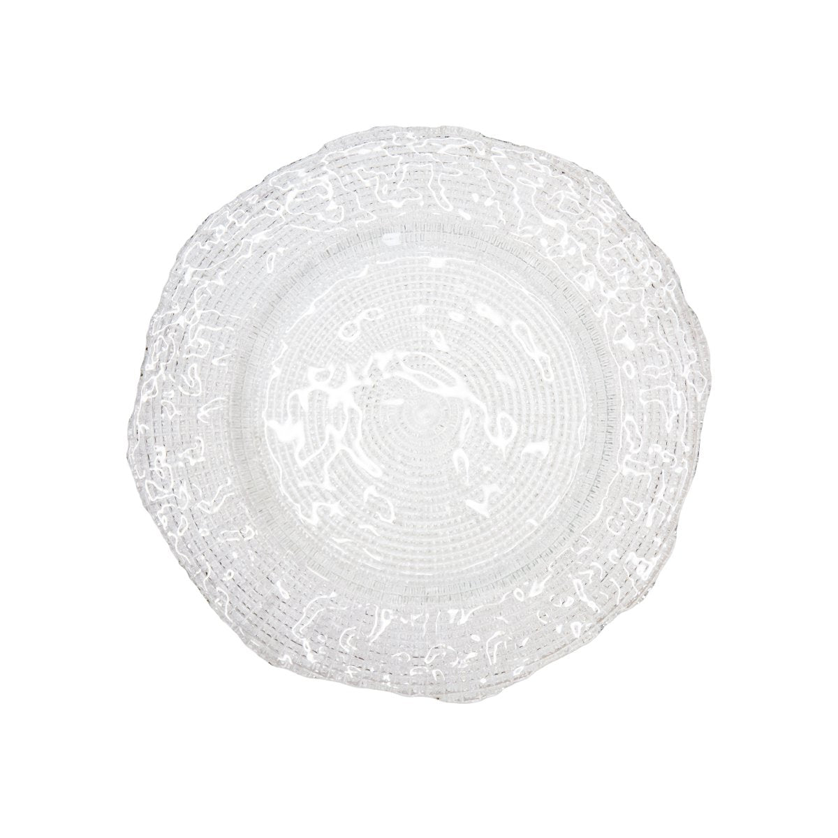 Transparent serveringsfat 33 cm