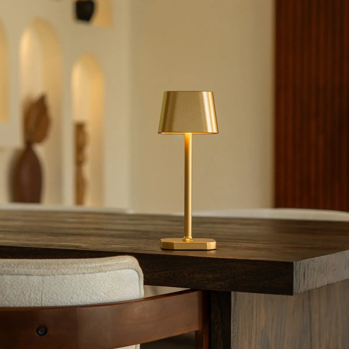 Ava Gold Rechargeable Table Lamp
