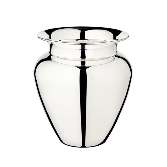 EDZARD Vas Antonia, silverpläterad, höjd 26 cm, diameter 23 cm, öppningsdiameter 15 cm