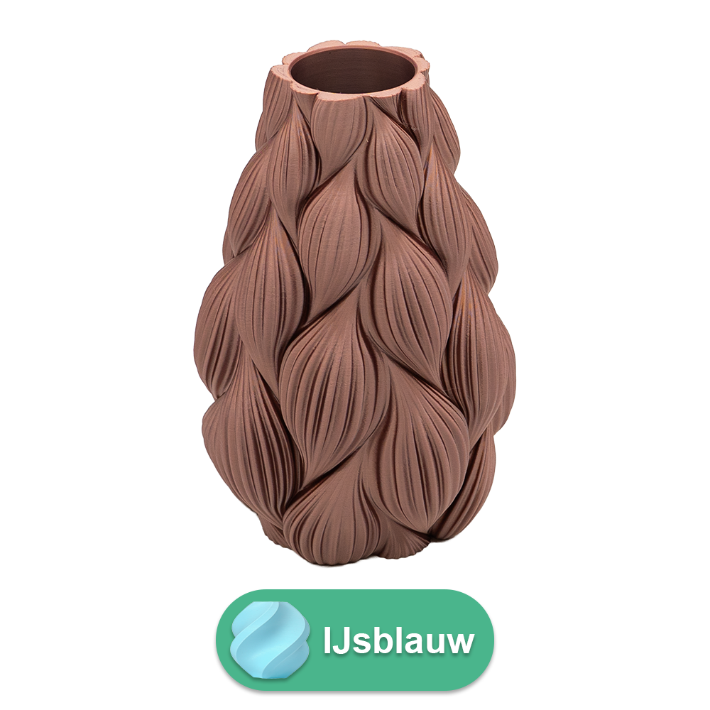 Lamina 3D-vas – 3D-printad vas – Slitstark PLA – Lämplig för konstgjorda blommor