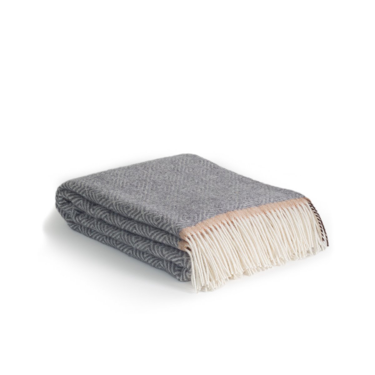 Wool Throw Blanket VENEZIA Grey