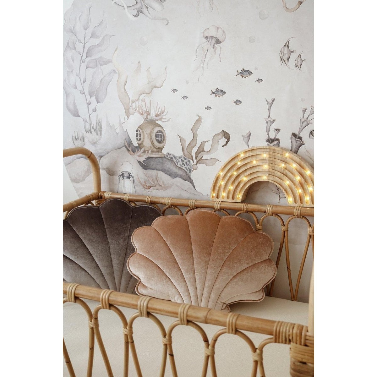 “Beige Pearl” Velvet Shell Pillow