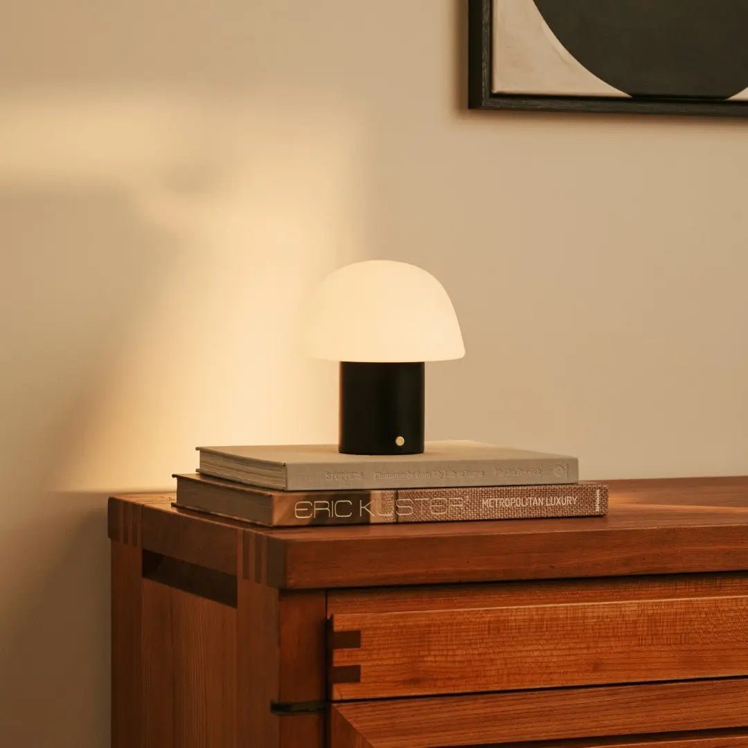 Yannick Black Cordless Table Lamp