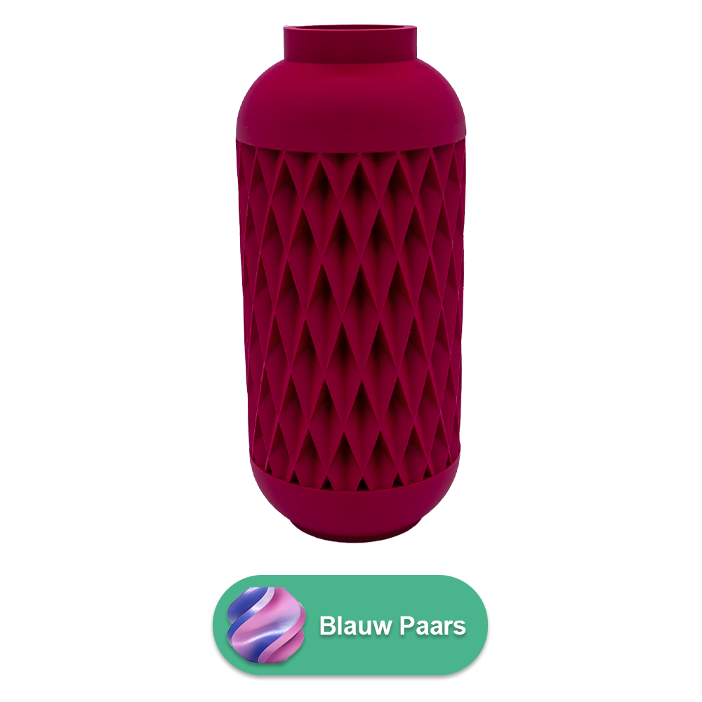 Zavira 3D-vas - 3D-printad vas - Hållbar PLA - Lämplig för konstgjorda blommor
