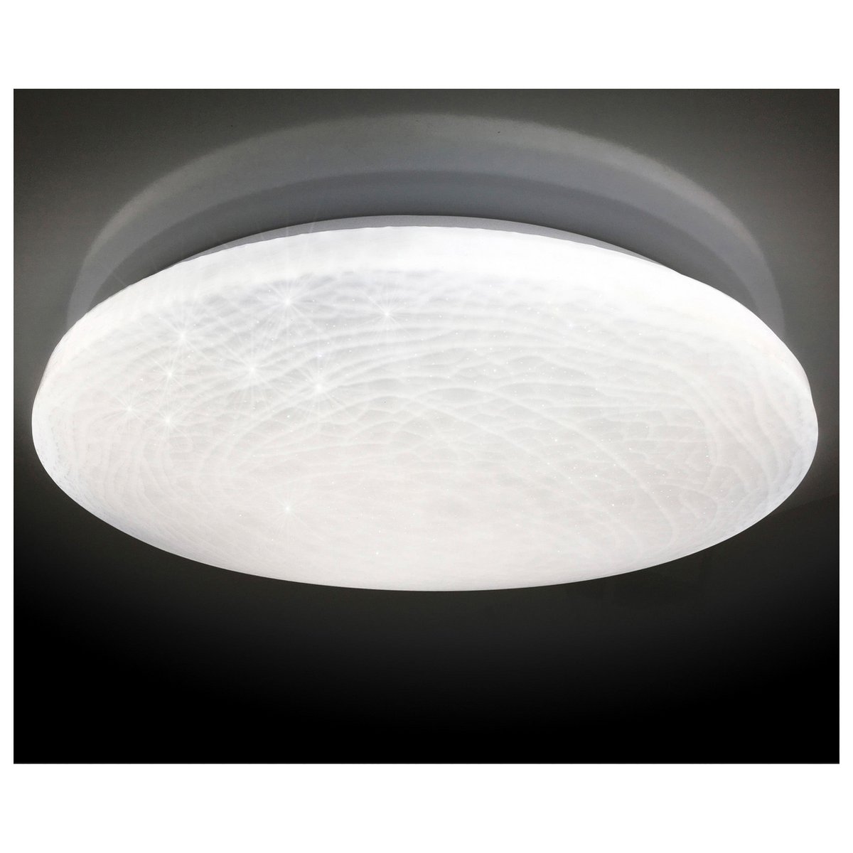LED-taklampa "Polaris" d: 48cm kristalleffekt