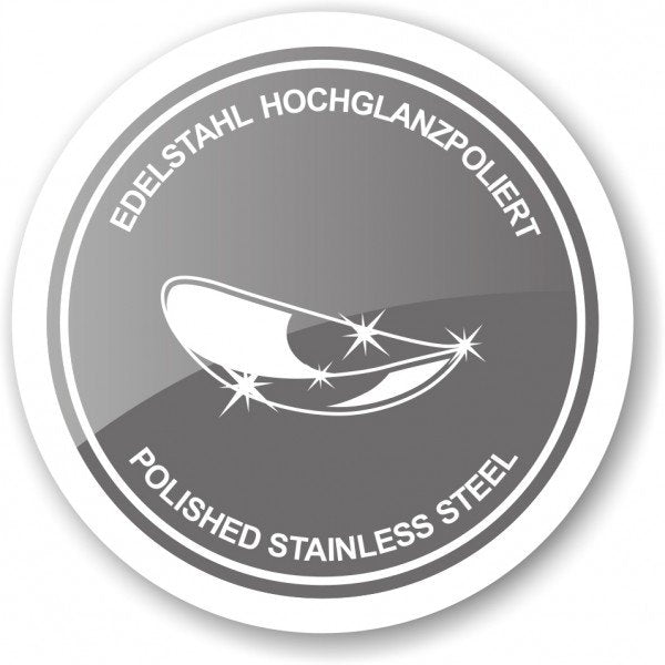 EDZARD bowl decorative bowl Dallas, stainless steel hammered high gloss polished, 19 x 19 cm