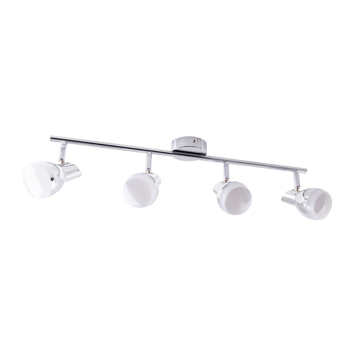 4 LED wall and ceiling rail "Chromey"