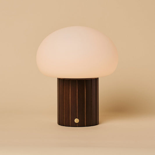 Pieter mörkbrun uppladdningsbar bordslampa