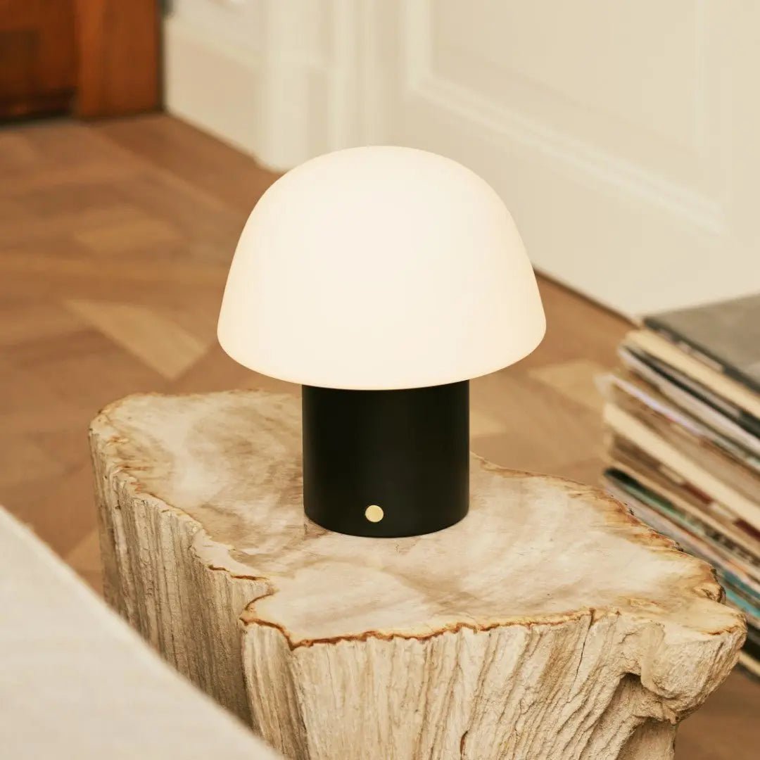 Yannick Black Cordless Table Lamp