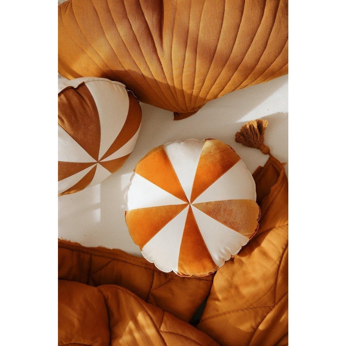 “Gold Candy” Patchwork Pillow