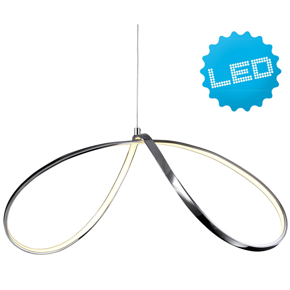 LED pendant lamp "Loop Line"