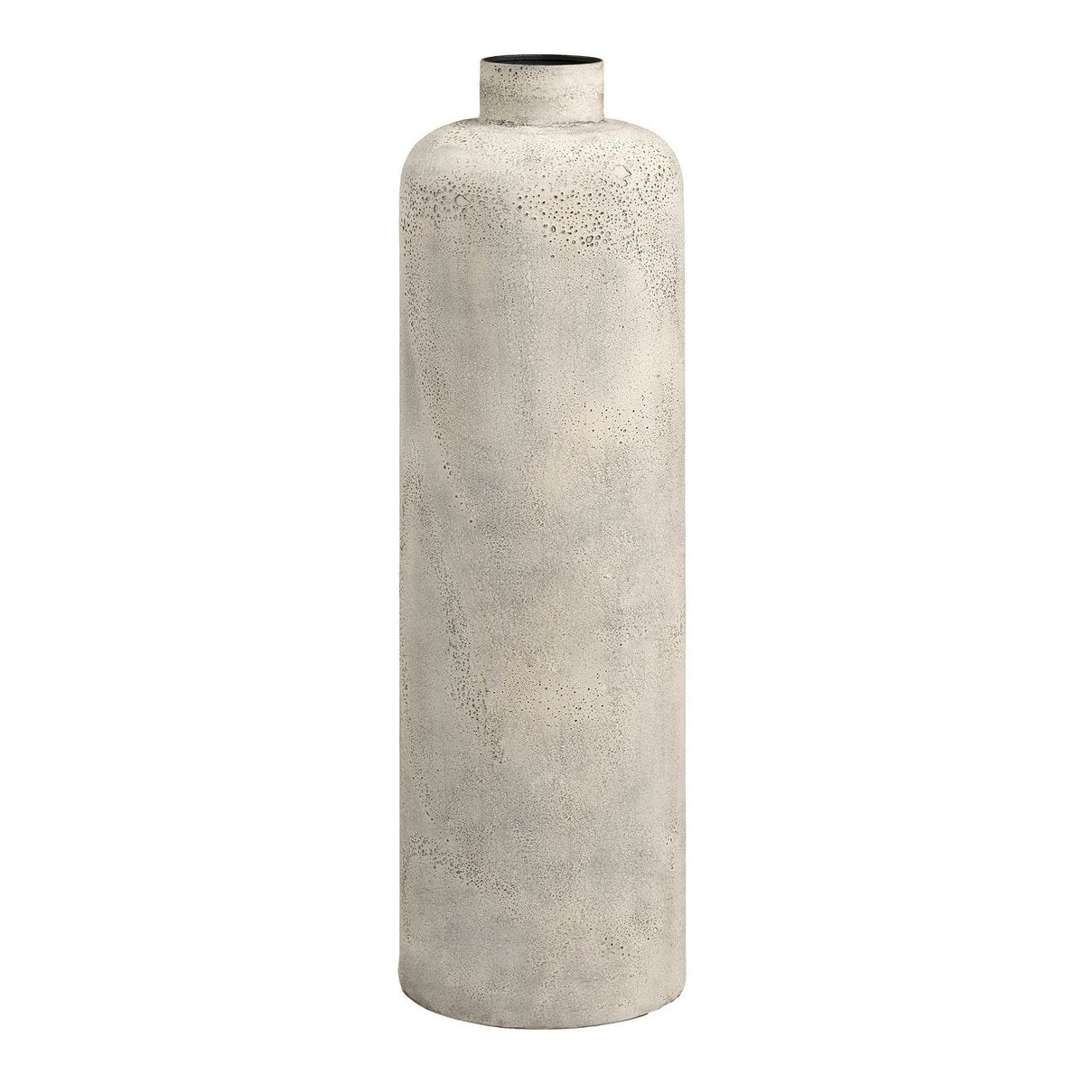 Hou Dekorativ kruka, metall, antikbeige, ø24x78,5 cm