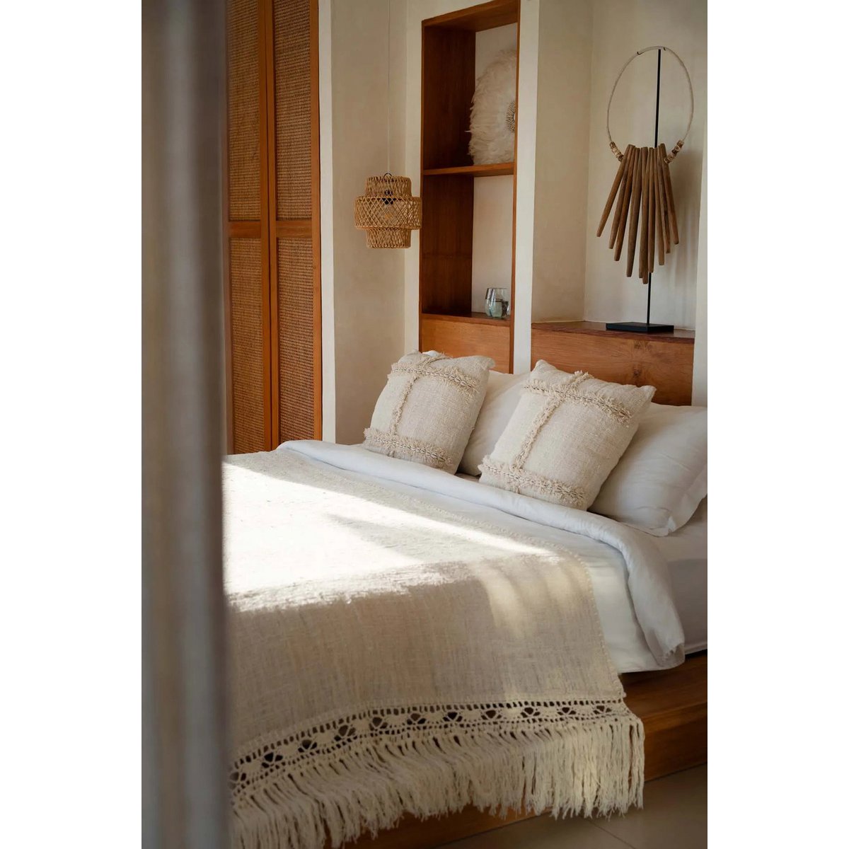 The Nomad Cushion Cover - Natural