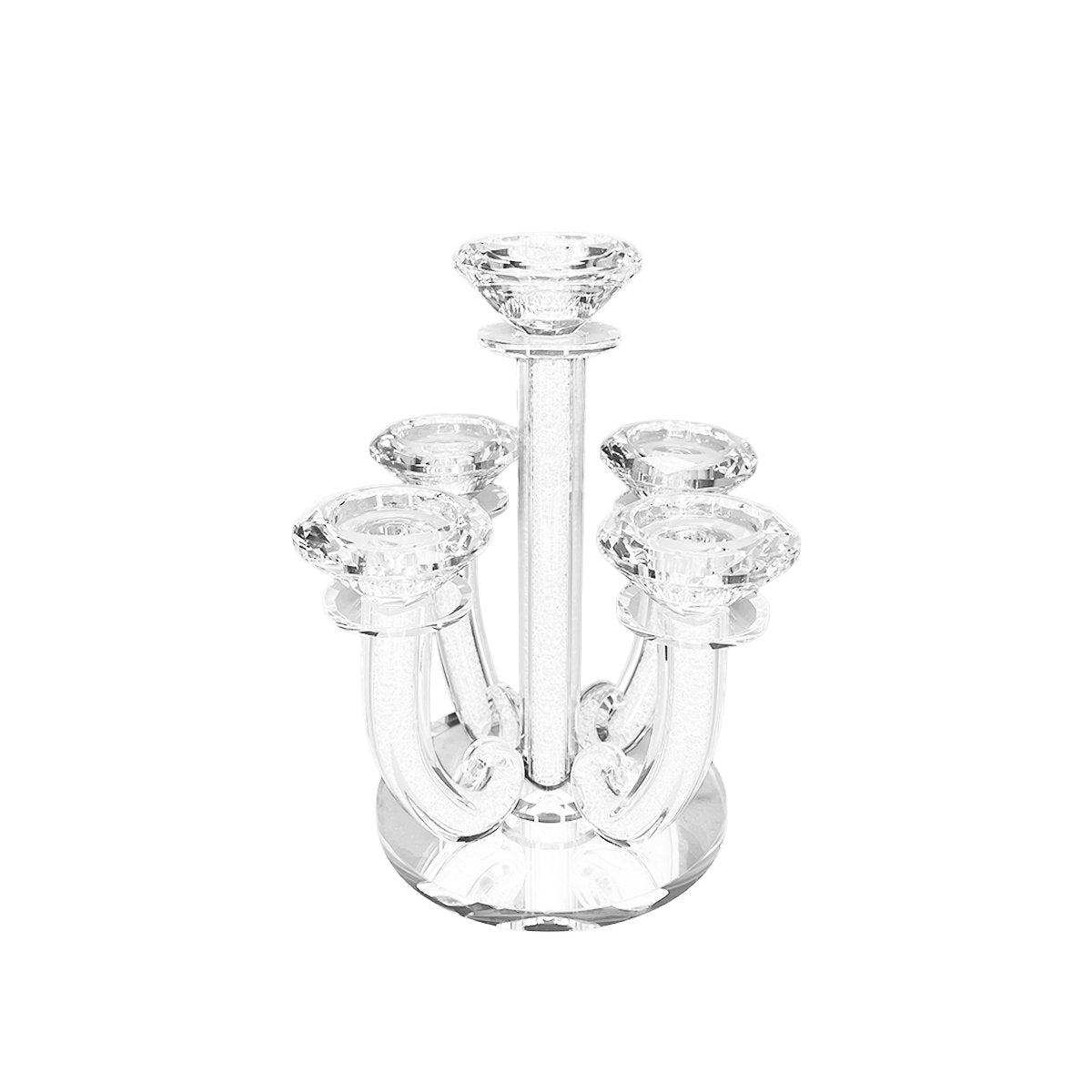 CRYSTAL DIAMOND CANDLE HOLDER 20X20X23CM
