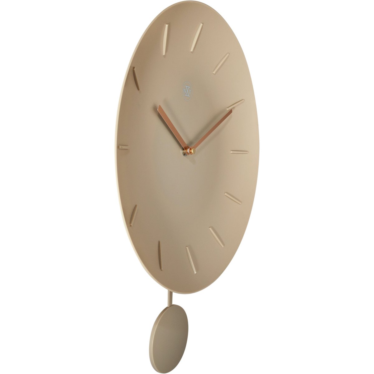 Wall clock - 30 cm - Plastic - 'Bowl'