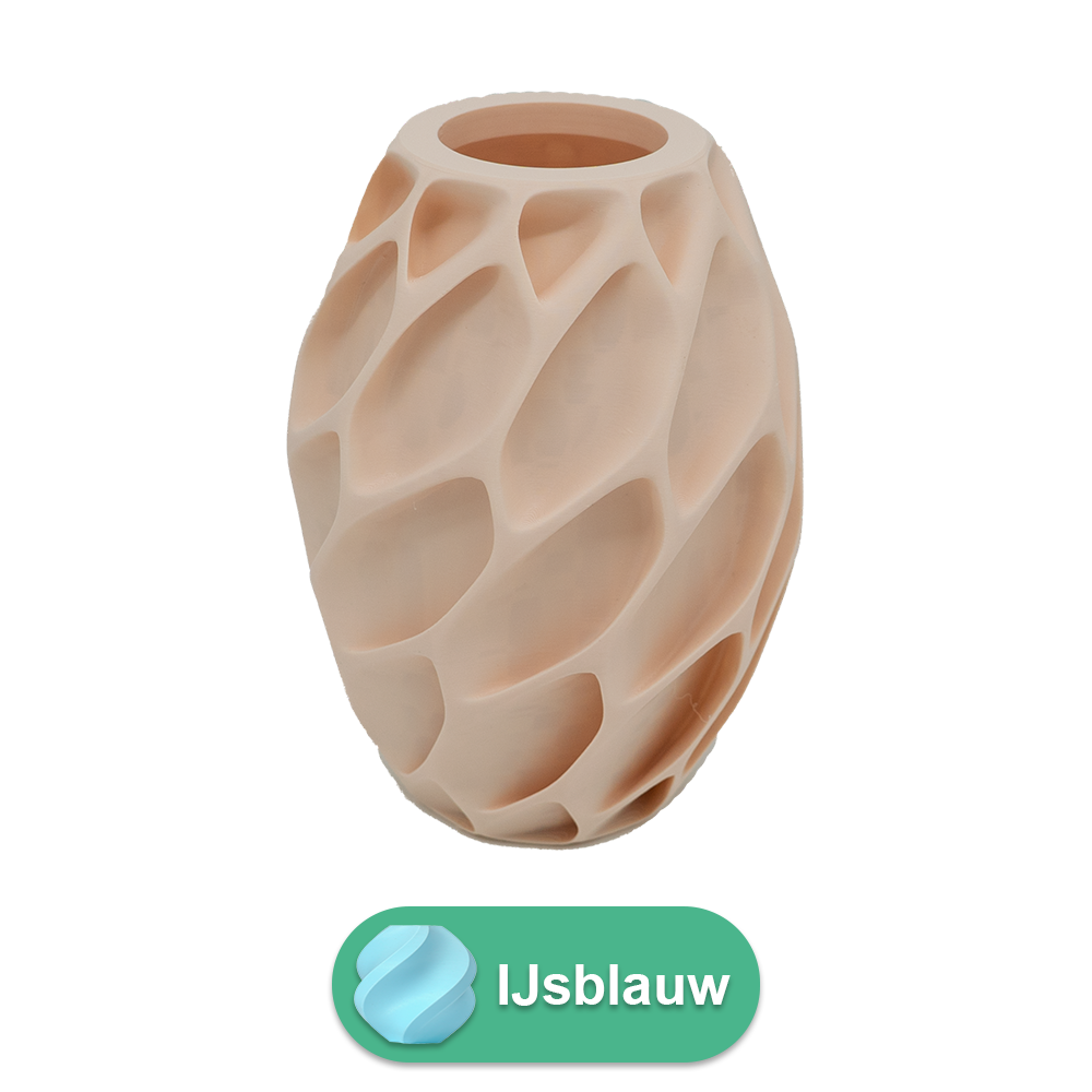 Oruna 3D vase - 3D printed vase - Sustainable PLA - Suitable for artificial flowers