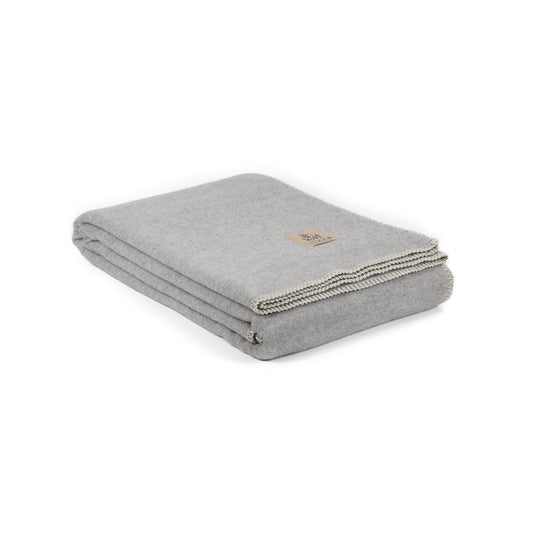 Soft Cashmere & Merino wool blanket LUMA SOFT single - gray