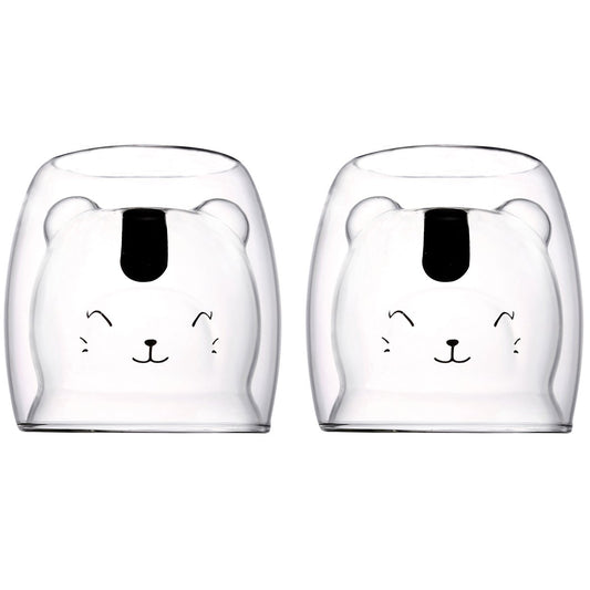 Dubbelväggiga muggar 250 ml - 2-pack