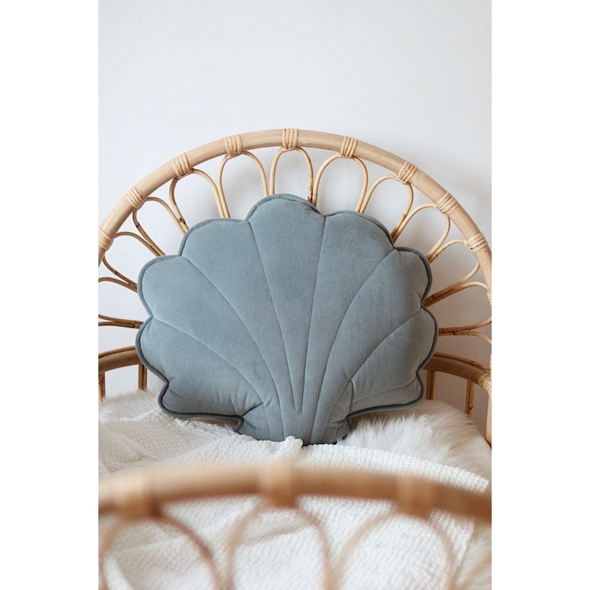 “Grey Mint” Velvet Shell Pillow