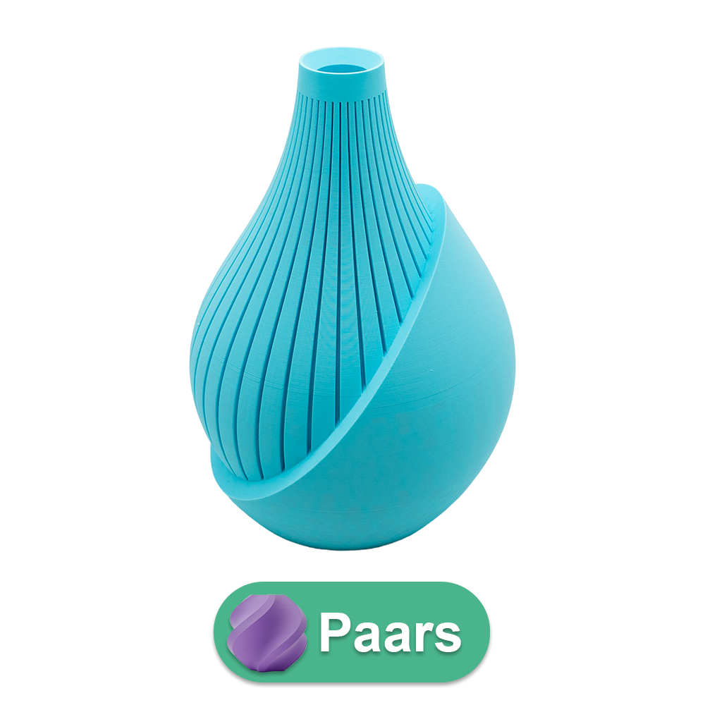 Elodie 3D-vas – 3D-printad vas – Hållbar PLA – Lämplig för konstgjorda blommor
