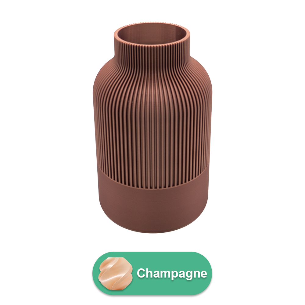 Rillo 3D vase - 3D printed vase - Sustainable PLA - Suitable for artificial flowers