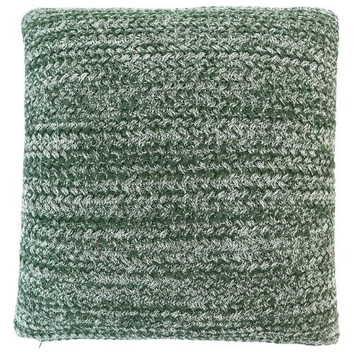 Green – Cushion Cover / Kussenhoes – Chunky Knit Texture – 45×45 cm – Urbane Hide
