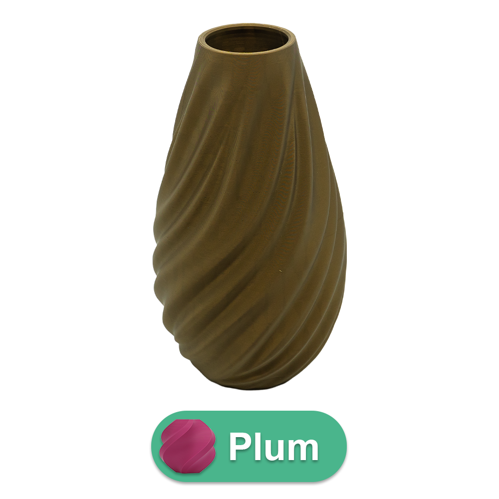 Lunaris 3D vas - 3D-printad vas - Hållbar PLA - Lämplig för konstgjorda blommor