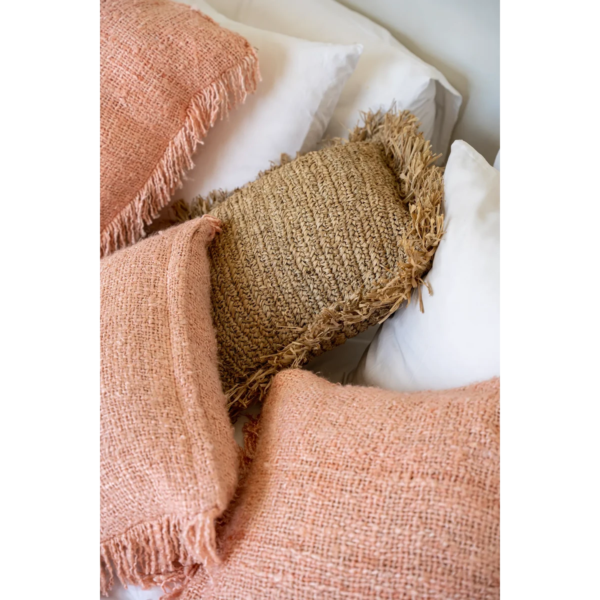 The Oh My Gee Cushion Cover - Salmon Pink - 30x50