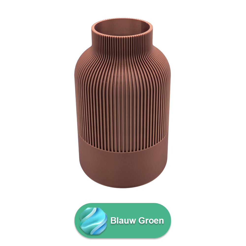 Rillo 3D vase - 3D printed vase - Sustainable PLA - Suitable for artificial flowers