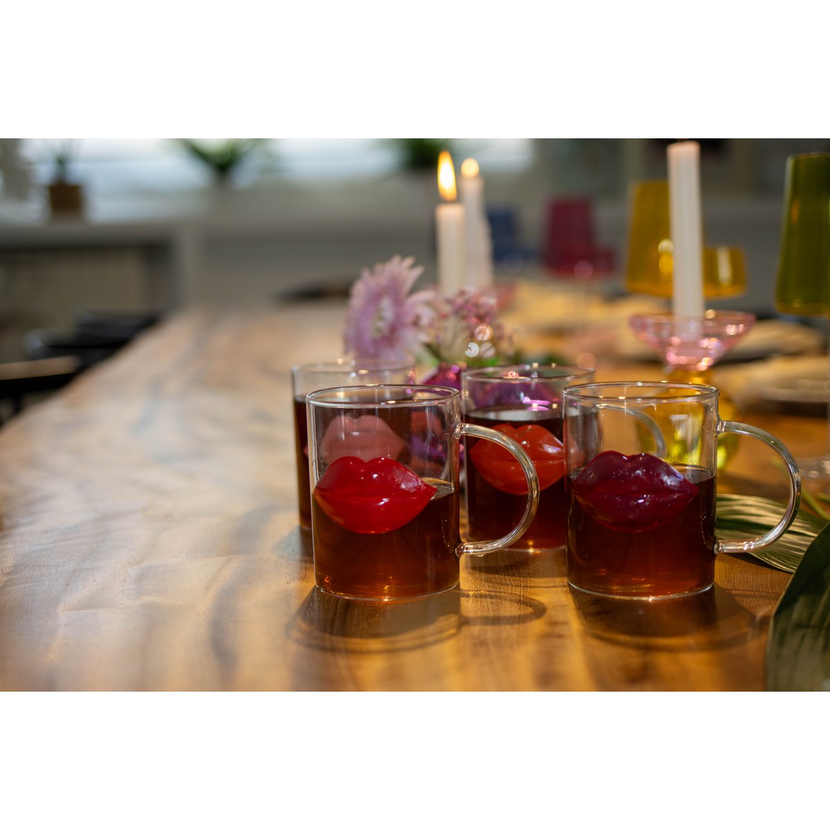 Mugs kiss - lot de 4