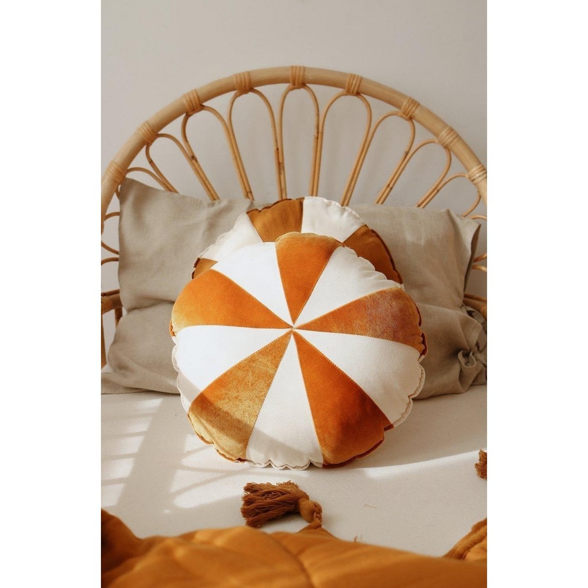 “Gold Candy” Patchwork Pillow