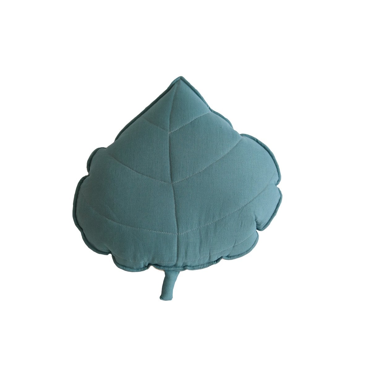 “Eye of the Sea” Linen Leaf Pillow