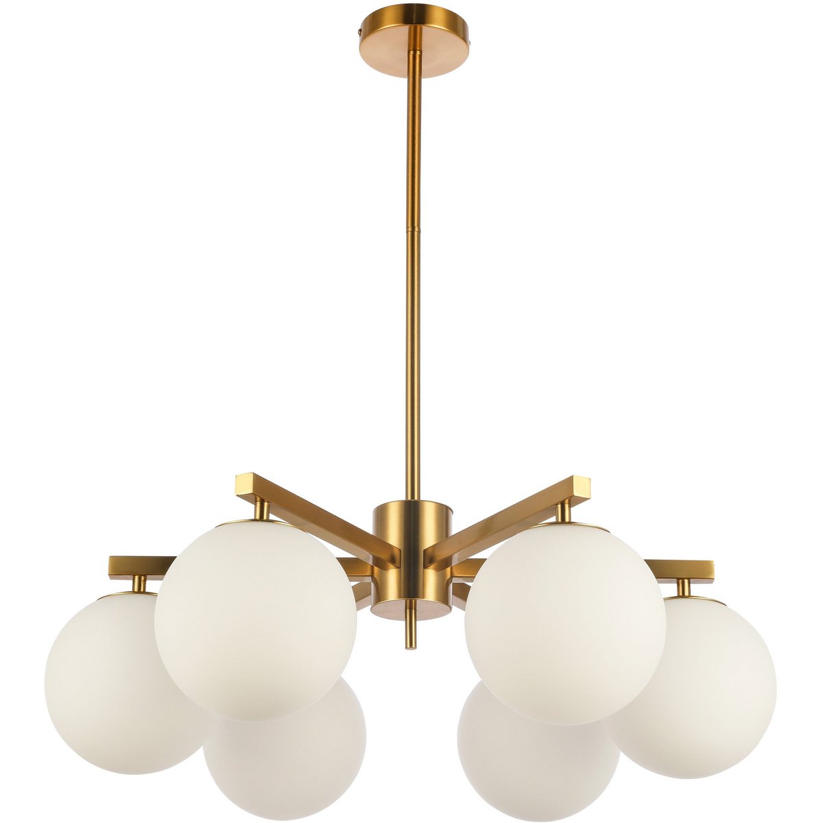 Hanging lamp Stella White 6-light
