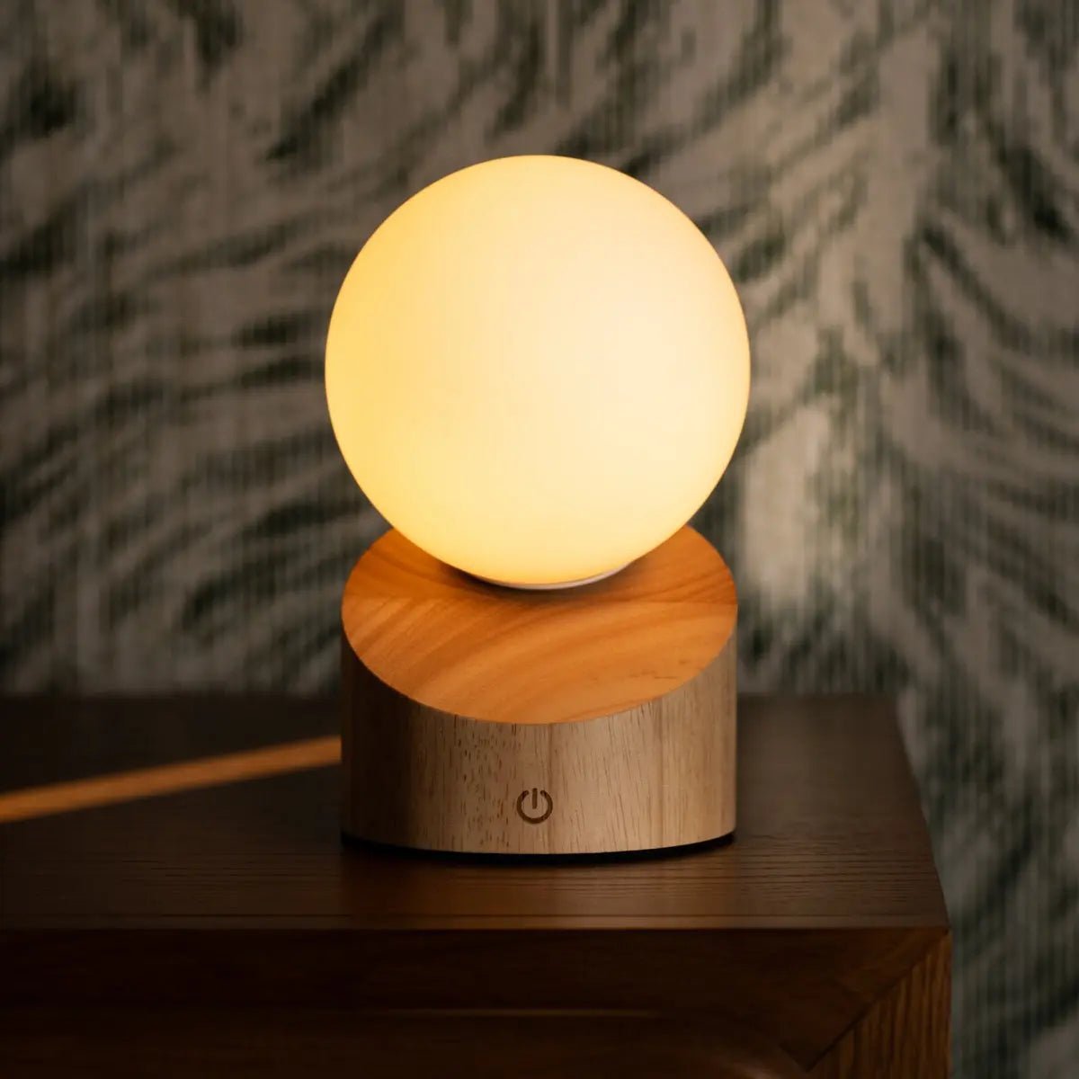 Morris Light Brown Rechargeable Lamp