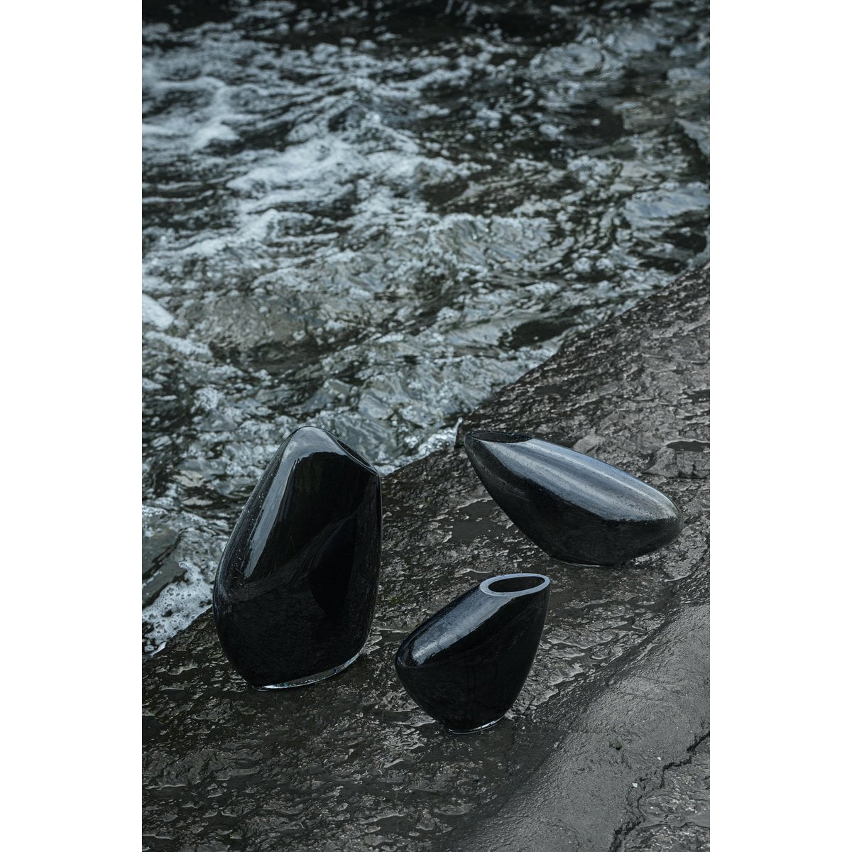 Modern vase, high design organic shape, KOOKY16GR