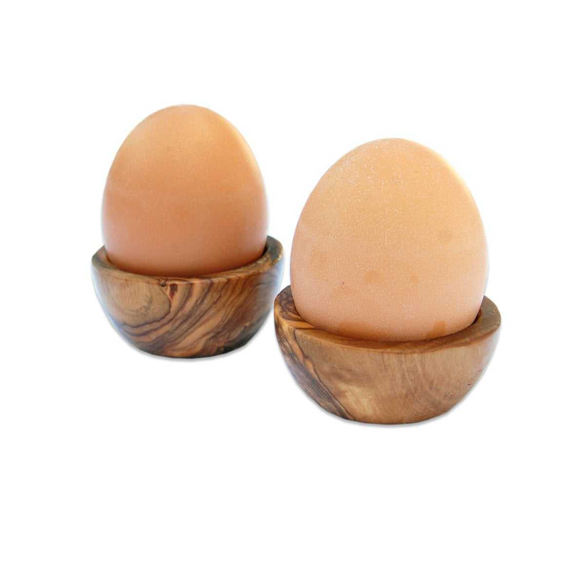 Set of 6 egg cups PICCOLO made of olive wood